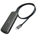 CO-CONV USB Type-C ハブ ロングケーブル 1mケーブル PD充電 急速充電 4K対応HDMI RJ45 イーサネット USB-A ドッキングス...