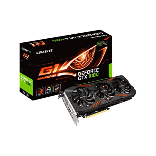 GIGABYTE ビデオカード NVIDIA GeForce GTX 1080搭載 オーバークロック ゲーミングモデル GV-N1080G1 GAMING-8GD