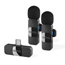 Boya BY-V20 2.4GHzワイヤレスピンマイク360°全方向 無指向性充電式 9.5g軽量 コンパクト自動ペア 50メートル安定受信 9時間連続駆動 ...