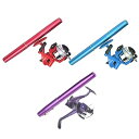 【オルルド釣具】ペン型ロッド & スピニングリール セット 「テトルドB2」 <軽量でコンパクトなポケット釣竿/仕舞寸法:21cm 伸長時:約100cm> qb...