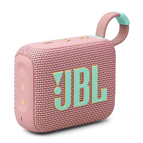 JBL GO4 Bluetoothスピーカー USB C充電/IP67防塵防水/アプリ対応/パッシブラジエーター搭載/ポータブル/スウォッシュピンク JBLGO4PINK