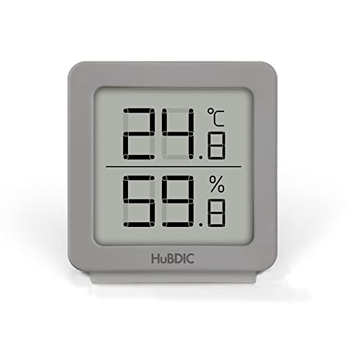 HuBDIC 室温と温度のみ シンプル 温湿度計 デジタル 温度計 湿度計 高精度 家庭用 温度湿度計 温室度計 室温計 マグネット 小型 卓上 ペット 爬虫類 壁掛け 置き掛け兼用 熱中症 わりおしゃれ …