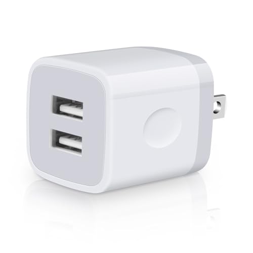 楽天du douceiPhone充電器 10.5W/2.1A 2ポート USB-A充電器 アイフォン充電器 USB コンセント USB電源アダプター ACアダプター スマホ充電 Android充電器 iPhone15,iPhone 14,X.Xs XR,iP