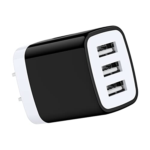 USB ACアダプタ 3ポート iPhone充電器【15W/PSE認証】FodLop usb コンセント USB充電器 電源アダプタ 充電器 iPhone 15/14/13/12/11 / 8、Sony、Galaxy などのAndroid