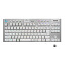 Logicool G PRO ゲーミングキーボード G913-TKL-TCWH テンキーレス タクタイル 茶軸 TKL 薄型 22mm 確かな打鍵感 GLスイッ...