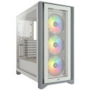 CORSAIR iCUE 4000X RGB 強化ガラス製ミドルタワー...(2)