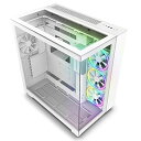 NZXT H9 Elite 2層構造 ミドルタワー PCケース 強化ガ...(2)