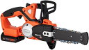 ブラックアンドデッカー(BLACK+DECKER) コードレス チェーンソー 20cm DIY 電動工具 切断工具 軽量 静か 18V 2.0Ah バッテリー 2個付き GKC1820L2N(4)