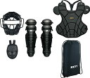 ゼット(ZETT) 軟式用 キャッチャー防具4点セット (マスク・スロートガード・プロテクター・レガーツ) BL303SET
