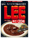 グリコ ビーフカレーLEE 辛さ×20倍 180g×10個(超辛/辛口/スパイス/常温保存/レトルト/リー)