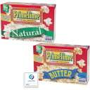 プライムタイム マイクロウェーブ ポップコーン ナチュラル&バター 各3P (99g×6) PrimeTime Popcorn Natural & Butter...