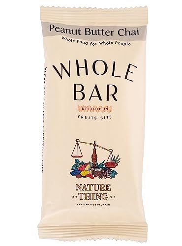 NATURE THING WHOLE BAR ホールバー エナジーバー フルーツバー Peanut Butter Chai 40g×12本 NATURE THING WHOLE BAR ホールバー エナジーバー フルーツバー Peanut Butter Chai 40g×12本