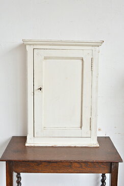 収納ラック/イギリス/アンティーク/棚/白色家具/木製