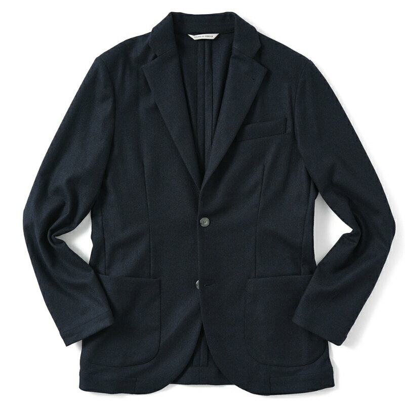 楽天DUEgiab's ARCHIVIO ジャブスアルキヴィオ STROZZI/L A7072U ストロッツィ ウォッシャブルウール 2B ジャケット NAVY