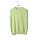 GICIPI ジチピ 2417P OPALE Nido D'Ape オパーレ ニド・ダーペ 蜂の巣編み ノースリーブ ニットソー LIGHT GREEN(4)
