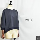 Praia プライア LER-2559 カットジャージ プルオーバーカットソー!韓国製 サイズF colチャコール 072504540010 col14