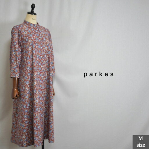 Sale parkes パークス PY2511023 バンドカラー アジアンフラワー柄シャツワンピース!日本製 サイズM col3 3/4 032506710012 col62 Sale parkes パークス PY2511023 バンドカラー アジアンフラワー柄シャツワンピース!日本製 サイズM col3 3/4 032506710012 col62