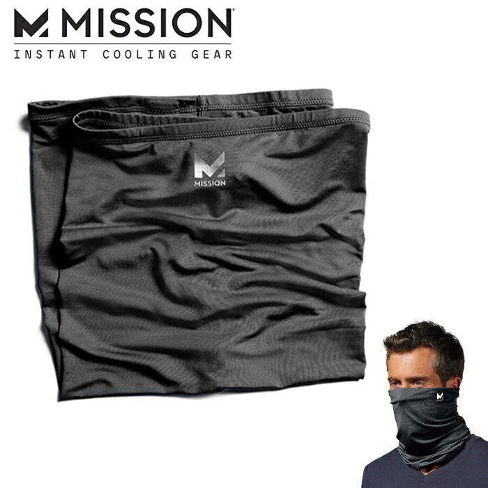 ミッション ネックゲーテル Cooling Neck Gaiter 冷却 スポーツ Black ブラック MISSION 108008