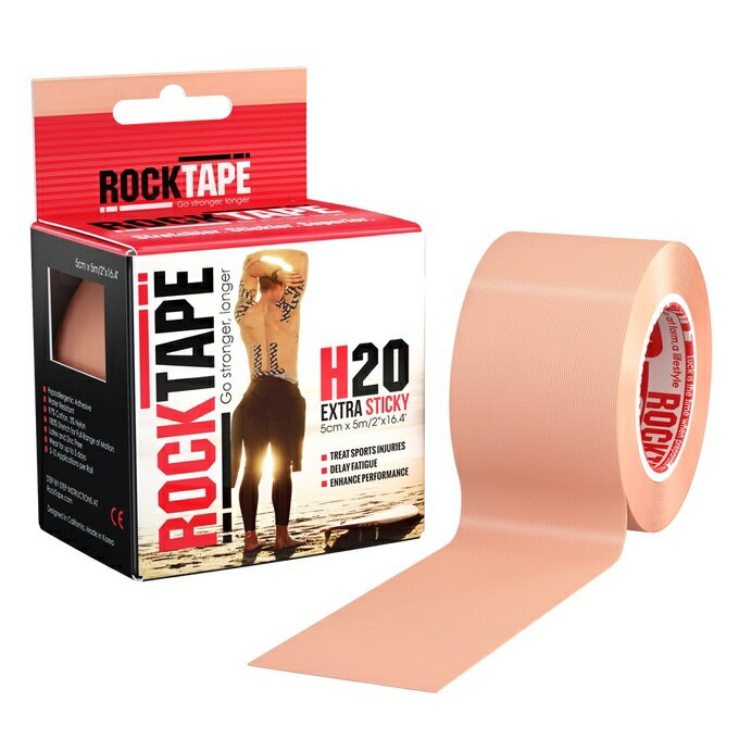 DMedical Dメディカル ROCKTAPE H2O(耐水性PRO) 5cm×5m ベージュ