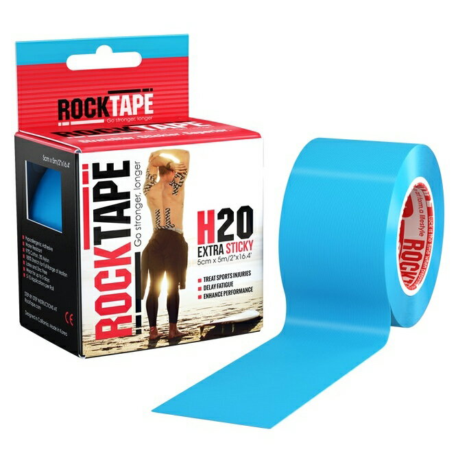 DMedical Dメディカル ROCKTAPE H2O(耐水性PRO) 5cm×5m ブルー