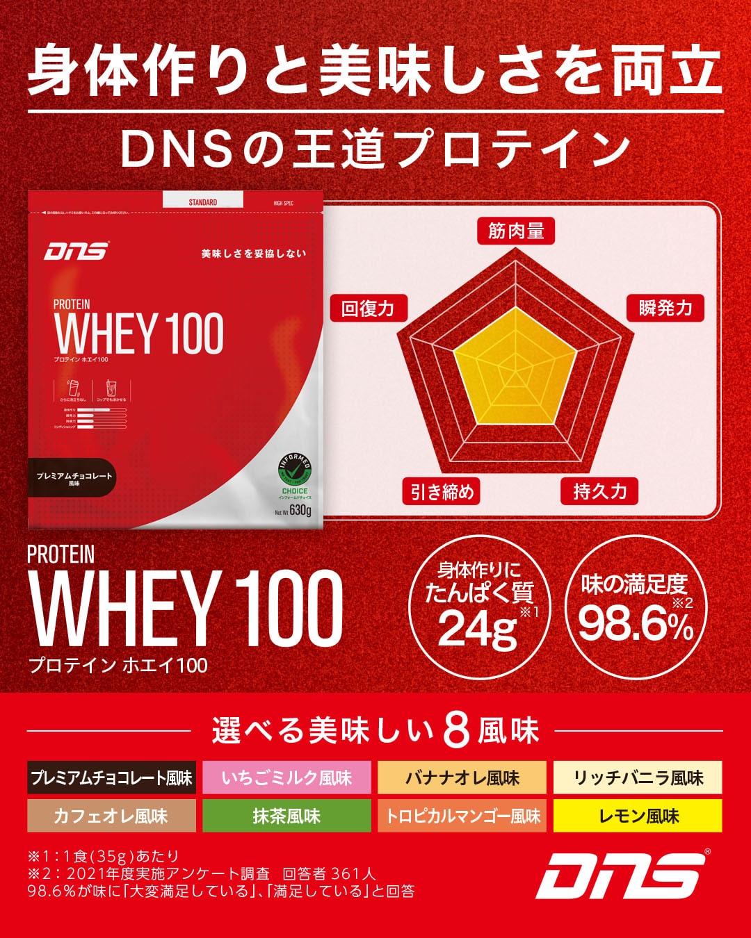 Rakuten - DNS プロテインホエイ100 2,000g 筋トレ トレーニング 国内製造 DNS ディーエヌエス プロテインホエイ100 2kg