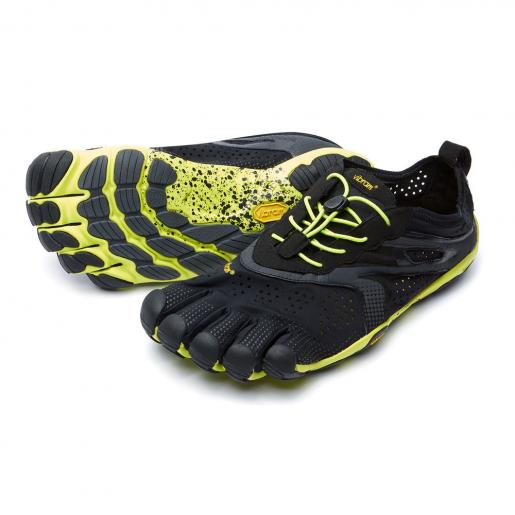 ビブラム Vibram シューズ 五本指 ランニング トレーニング ウォーキング V-Run Vibram FiveFingers ビブラムファイブフィンガーズ 16M3101 Black/Yellow 5本指シューズ メンズ 靴