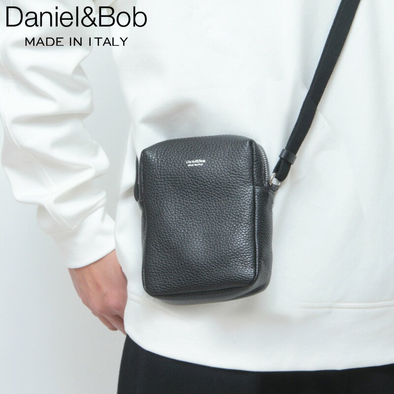 ダニエル&ボブ バッグ Daniel&Bob ミニショルダーバッグ クロスボディ DADO-13 ダド 斜めがけ シュリンクレザー メンズ レディース イタリア製 GFT104-13 ★