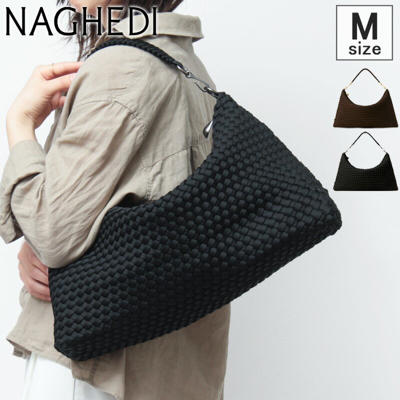 Rakuten - 〔クーポン〕【26春夏 新作】【正規品】ナゲディ バッグ NAGHEDI ショルダーバッグ レディース ワンショルダー 肩掛け Porto Medium Half-Moon Bag SN41263LD メッシュ ポルトハーフムーンバッグ ★