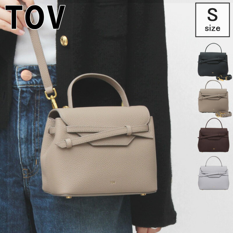Rakuten - 【予約】TOV バッグ トーヴ ハンドバッグ トップハンドル ワンハンドル 2way 斜めがけ 本革 レディース MIMI MINI T26W01B605 ★