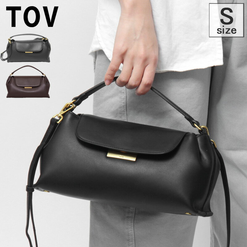 Rakuten - 【予約】tov バッグ トーヴ ハンドバッグ SOUFFLE S スフレ 本革 レザー 2way ショルダーバッグ 斜めがけ 小さめ ミニバッグ ワンハンドル レディース T26W01B614★