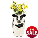 【21日まで サマーSALE】牛の花瓶 クエイル 雑貨 グッズ 花瓶 インテリア 一輪挿し ドライフラワー ブーケ うし ウシ 丑 家畜 おしゃれ おもしろ ア...