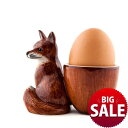 【16%OFF】【21日まで サマーSALE】キツネ エッグエッグスタンド 雑貨 グッズ 陶器 北欧 かわいい おもしろ 卵入れ ダイニング きつね 狐 動物 野生動物 海外 食器 食卓 テーブルウェア プレゼント 誕生日 記念日 クエイル Fox QuailCeramics