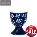 【在庫限り!売り尽くし SALE】エッグカップ Egg Cup Dahla ダーラ 花柄 小花柄 北欧 おしゃれ かわいい ネイビー 紺 前菜 エッグスタンド ...