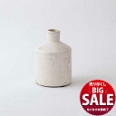 【在庫限り!売り尽くし SALE】セラミックベース ホワイト 約17cm Ceramic Vase White 花瓶 Flower Vase 一輪挿し シンプル...