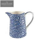 ジャグ Jug 1L SELMA Blue 花柄 北欧 おしゃれ かわいい ウォータージャグ ピッチャー デキャンタ 上品 高級感 花瓶 雑貨 インテリア 食器...