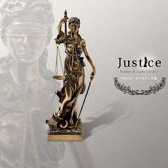 正義の女神 Justice 正義と力の象徴 ブロンズ像 ブロンズ 正義の女神 像 法律事務所 女神 テミス像 テミス ティミス 司法 天秤 弁護士 お祝い 開業祝 起業祝い プレゼント テレビ番組 スタジオセット 法律番組 ヨーロッパ