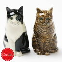 【LINE700円オフ】【アウトレット品】【在庫限り】Barney&Clementine S&P ソルト&ペッパーセット イギリス Quail Ceramics 動物 置物 オブジェ インテリア 北欧 モダン 陶器 ヨーロッパ市場向け製品 ネコ好き にゃんこ