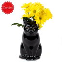 【20%OFF】【21日まで サマーSALE】【アウトレット品】bis 2022 1月号掲載アイテム 猫 花瓶 雑貨 グッズ 北欧 一輪挿し かわいい おしゃれ おもしろ ネコ ねこ フラワーベース 置物 猫雑貨 インテリア 海外 陶器 プレゼント 誕生日 クエイル Lucky QuailCeramics