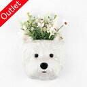 【11日まで!母の日セール】【アウトレット】犬 花瓶 壁掛け 雑貨 北欧 かわいい おしゃれ ワンコ 犬雑貨 犬グッズ 犬好き 壁掛け花瓶 インテリア 海外 イ...