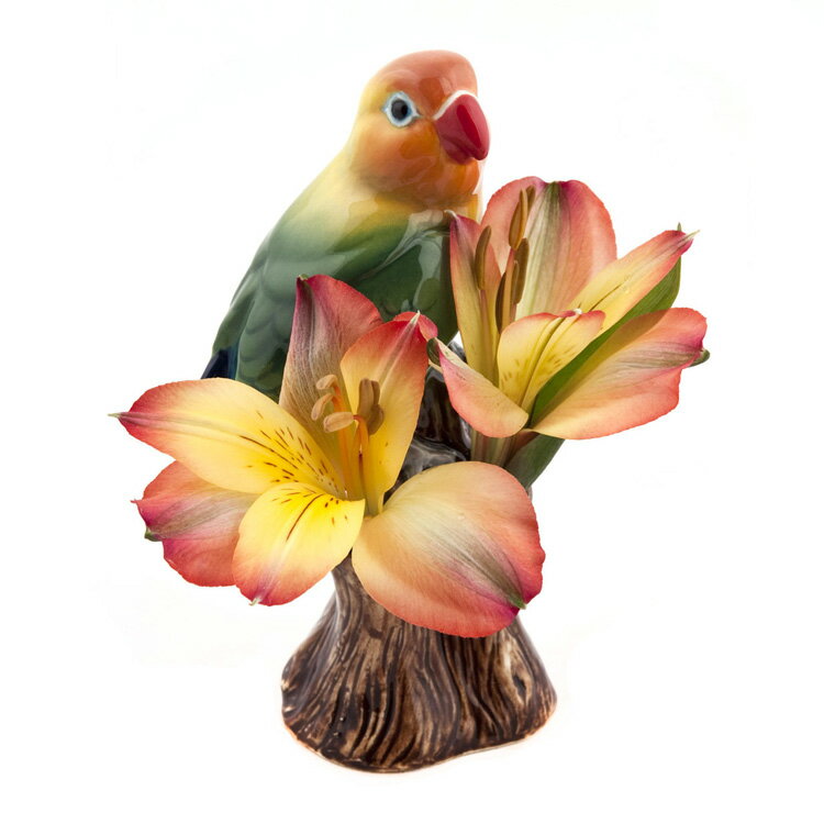 【bis 2022 1月号掲載アイテム】 LoveBirdBudVase ボタンインコの小花入れ Quail Ceramics クエイル 鳥 雑貨 グッズ 花瓶 インテリア 一輪挿し ボタンインコ かわいい おしゃれ おもしろ アニマル 海外 輸入 北欧 陶器 置物 プレゼント ギフト 誕生日 記念日