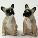 FrenchBulldog S P ソルト＆ペッパーセット イギリス Quail Ceramics 動物 置物 オブジェ インテリア 北欧 モダン 陶器 ヨーロッパ市場向け製品 犬好き わんこ