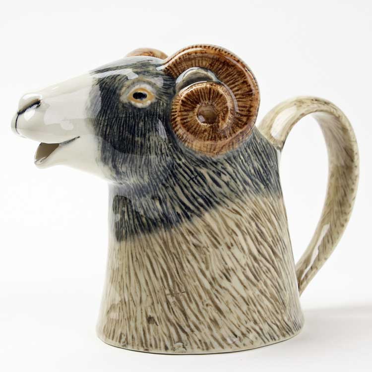 Swaledale sheep Jug イギリス Quail Ceramics 動物 置物 オブジェ インテリア 水差し 陶器 ひつじ 花瓶 羊
