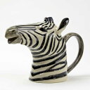【21日まで サマーSALE】Zebra Jug シマウマのジャグ Quail Ceramics クエイル グッズ ジャグ 水差し 花瓶 一輪挿し 雑貨 インテリア シマウマ ゼブラ おしゃれ おもしろ かわいい 置物 海外 北欧 陶器 プレゼント ギフト 誕生日 記念日 引っ越し祝い