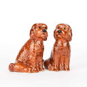 【LINE700円オフ】【在庫限り】Cockapoo Red Salt&Pepper Set コッカプー 塩胡椒入れセット レッド 調味料入れ 塩コショウ 卓上 ダイニング お洒落 かわいい 犬 アニマル コッカースパニエル プードル ギフト 海外雑貨 クエイルセミラックス Quail Ceramics