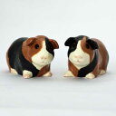 【LINE700円オフ】【在庫限り】Guinea pig multi S&P ソルト&ペッパーセット 塩コショウ入れ イギリス Quail Ceramics 動物 置物 オブジェ インテリア 北欧 モダン 陶器 ペア ペット モルモット マルチカラー 小動物 ねずみ 北欧雑貨 動物雑貨
