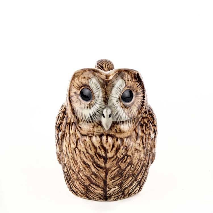 【在庫限り】 Quail Ceramics クエールセラミックス 英国ブランド TawnyOwlJug モリフクロウ ジャグ 鳥 グッズ ジャグ 水差し 花瓶 挿し 雑貨 フクロウ 梟 ふくろう 置物 北欧 陶器 プレゼント 誕生日 記念日ギフト海外インテリアの商品画像 2