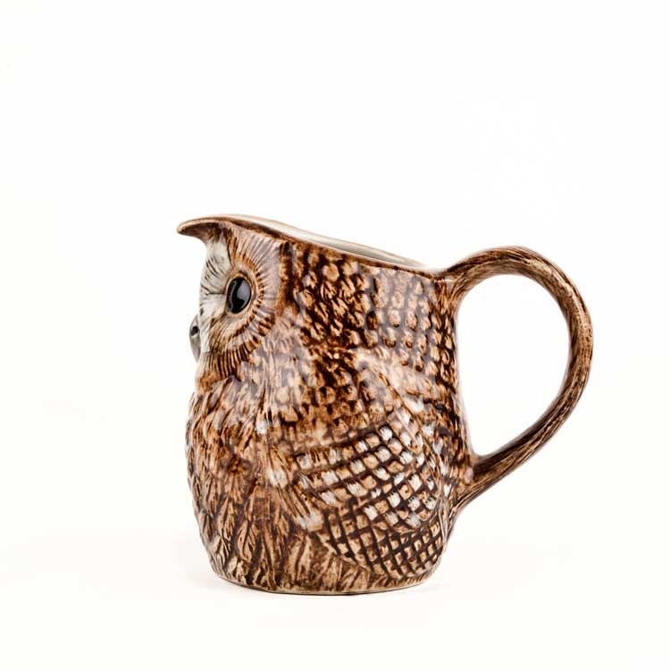 【在庫限り】 Quail Ceramics クエールセラミックス 英国ブランド TawnyOwlJug モリフクロウ ジャグ 鳥 グッズ ジャグ 水差し 花瓶 挿し 雑貨 フクロウ 梟 ふくろう 置物 北欧 陶器 プレゼント 誕生日 記念日ギフト海外インテリアの商品画像 3