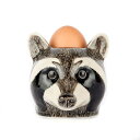 エッグスタンド RaccoonFaceEggCup アライグマ エッグカップ イギリス Quail Ceramics クエイル・セラミックス 動物 置物 オブジ...