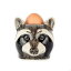 【最大20％OFF★母の日セール】エッグスタンド RaccoonFaceEggCup アライグマ エッグカップ イギリス Quail Ceramics クエイル・セラミックス 動物 置物 オブジェ インテリア 北欧 モダン 陶器 ヨーロッパ エッグスタンド ポット あらいぐま