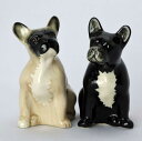 【LINE700円オフ】【在庫限り】FrenchBulldog S&P ソルト&ペッパーセット イギリス Quail Ceramics 動物 置物 オブジェ インテリア 北欧 モダン 陶器 ヨーロッパ市場向け製品 犬好き わんこ